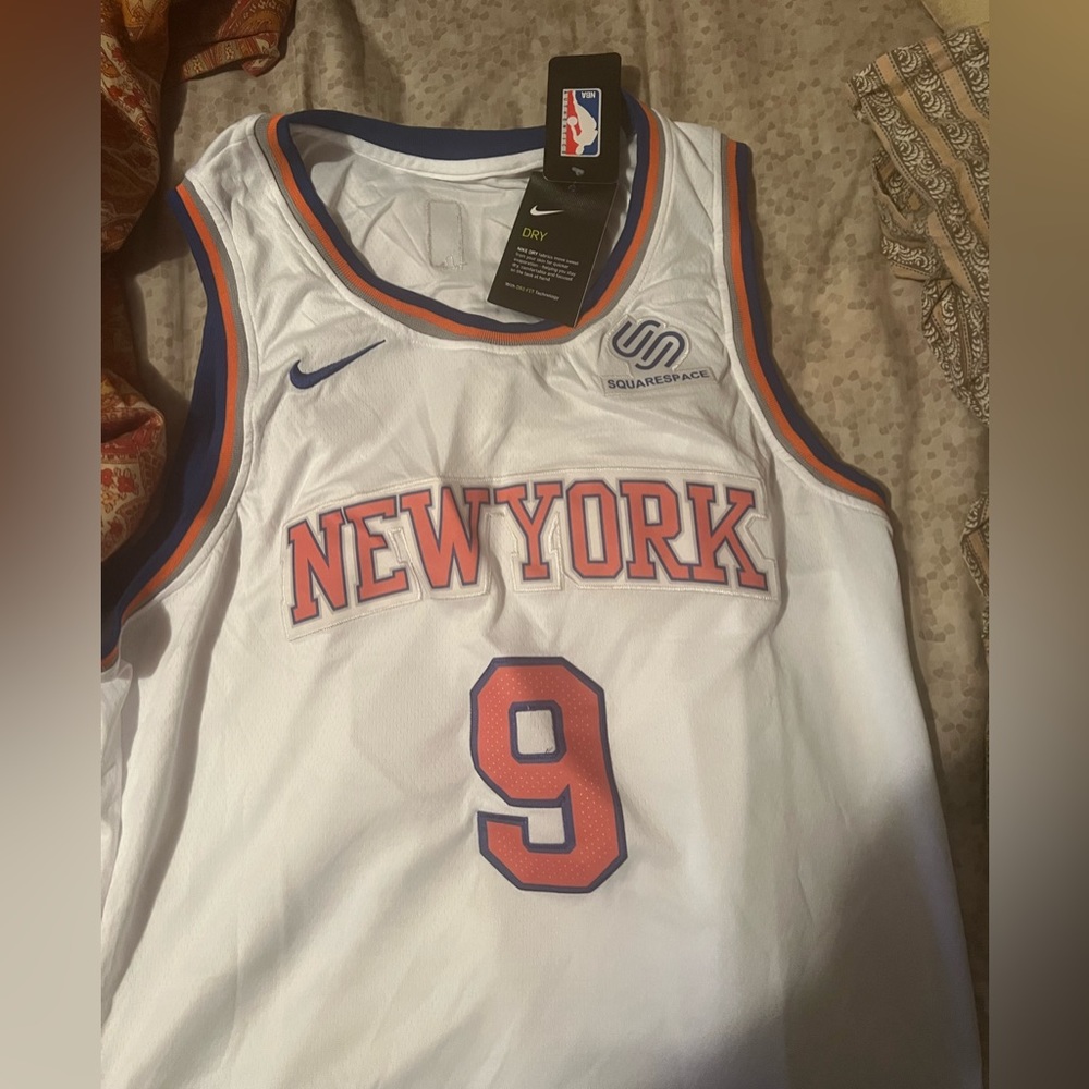 New York Knicks RJ Barrett Official Authentic Nike Home Jersey 2xl